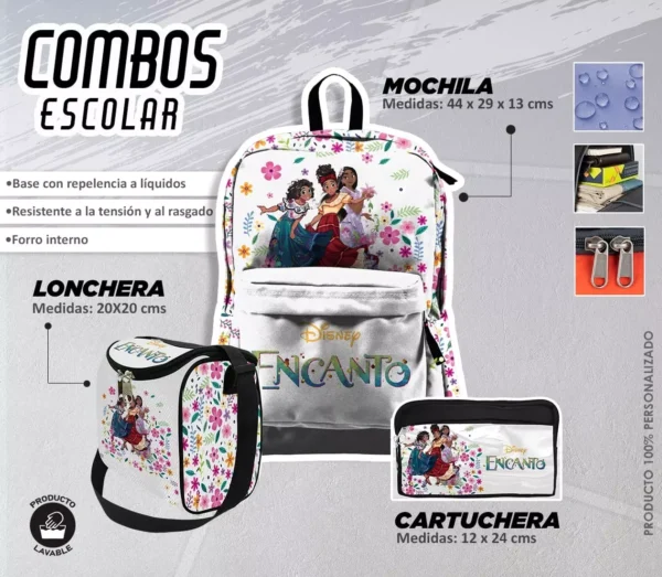 Set de Mochila Princesa Encanto - Imagen 3