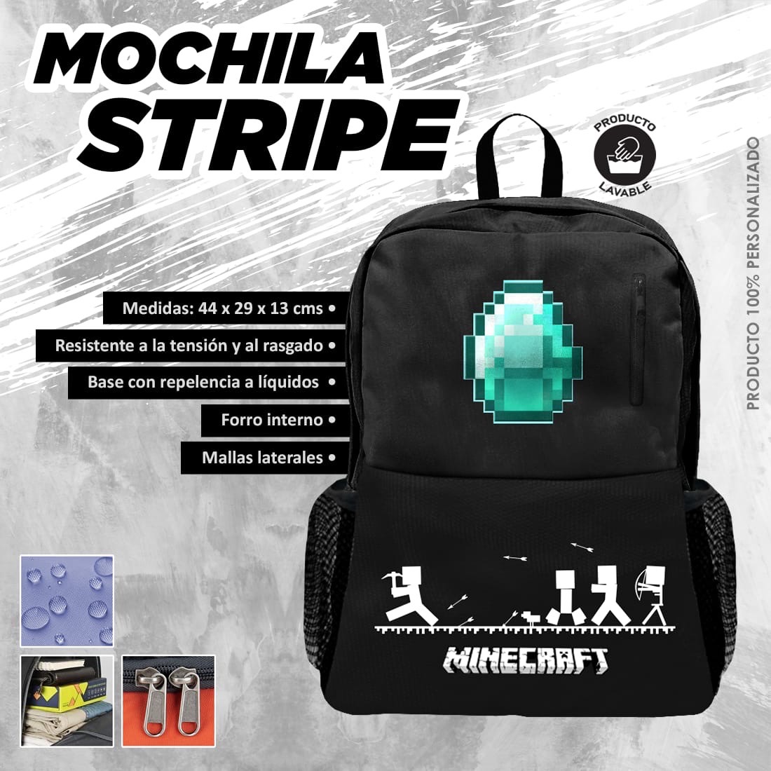 Mochilas Minecraft - Joxy Store Bag