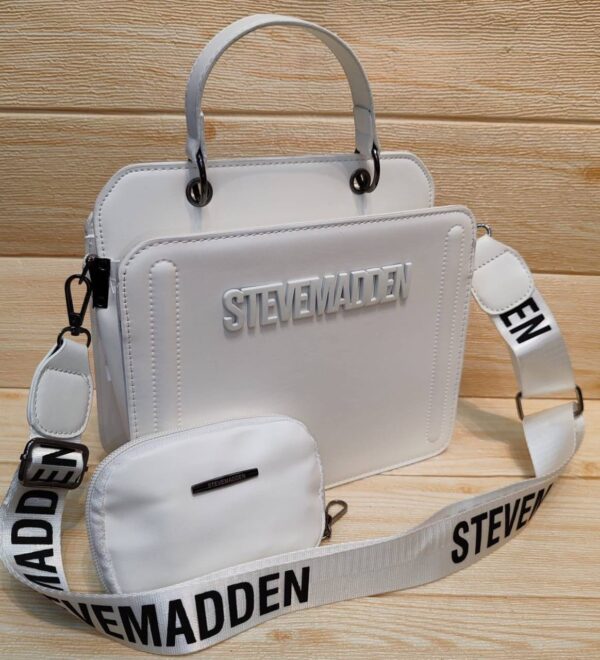 Cartera Stev Mad White