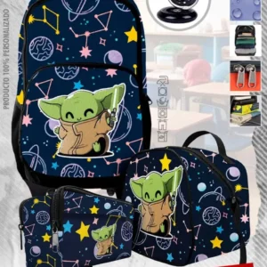 Set Mochila Escolar  Rueda Groku