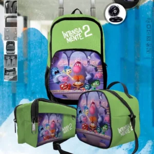 Set  Mochila Escolar de Rueda Intensamente 2
