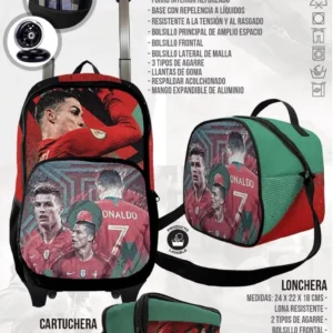 Set Mochila Escolar Cristiano Ronaldo