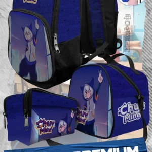 Set  Mochila Escolar Niños Chuy Mine
