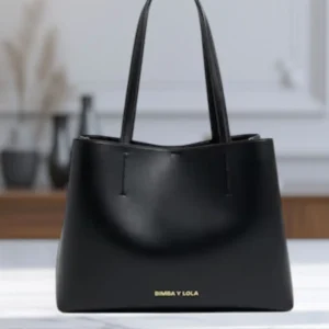 Cartera Grande Bim Cuerina Black
