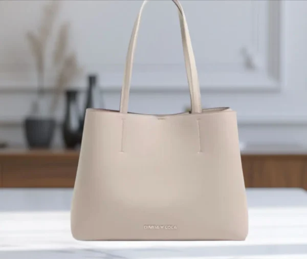 Cartera Grande Bim Cuerina Rose