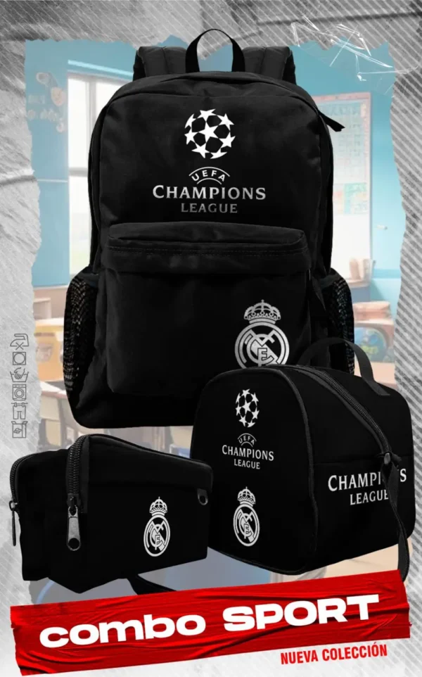 Set  Mochila Escolar Caballero Barcelona España