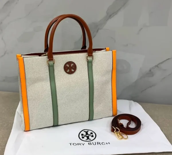 Tote Tor Tela Olive/Naranja