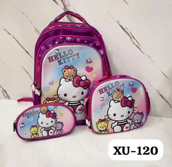 Set Mochila Escolar Niña Hello Kitty I