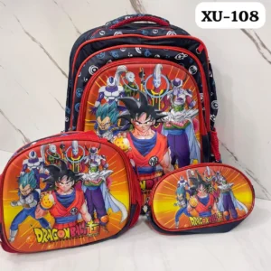 Set Mochila Escolar Niño Dragon Ball