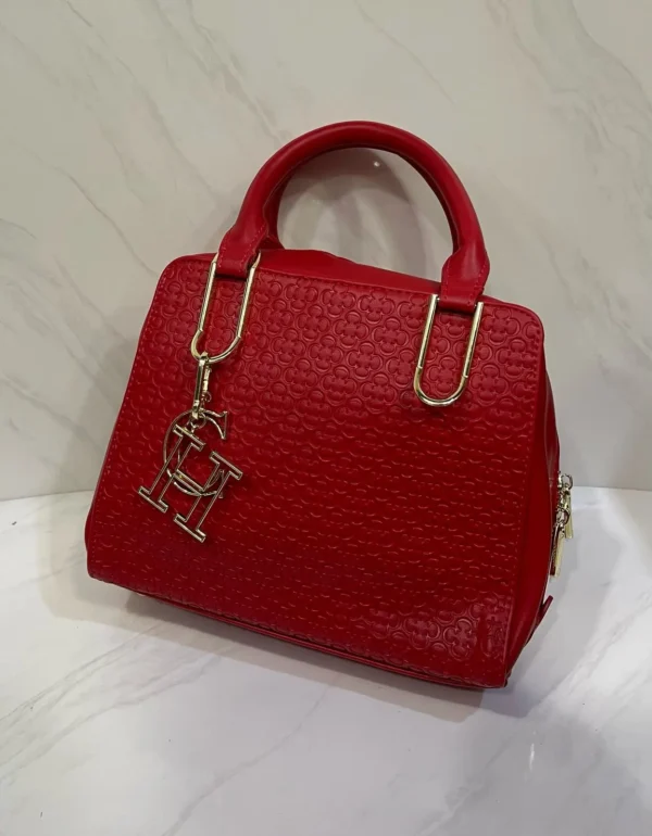 Cartera Semi Baul Dama Chic Red