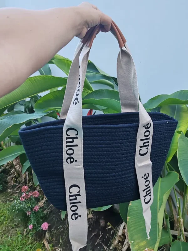 Cartera Chloe Beigue/Negro II