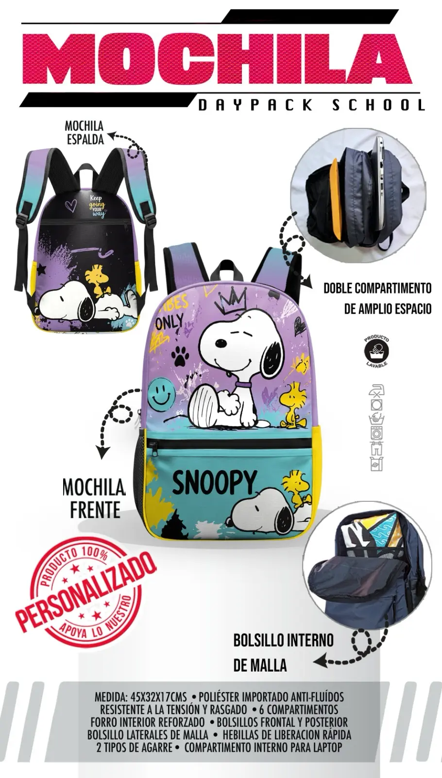 Mochila Snoopy I