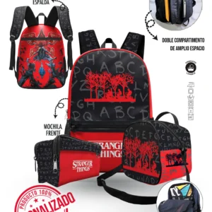 Set Mochila Stranger Things