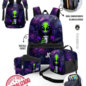 Set Mochila UFO-OVNI
