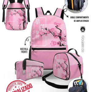 Set Mochila Pinki
