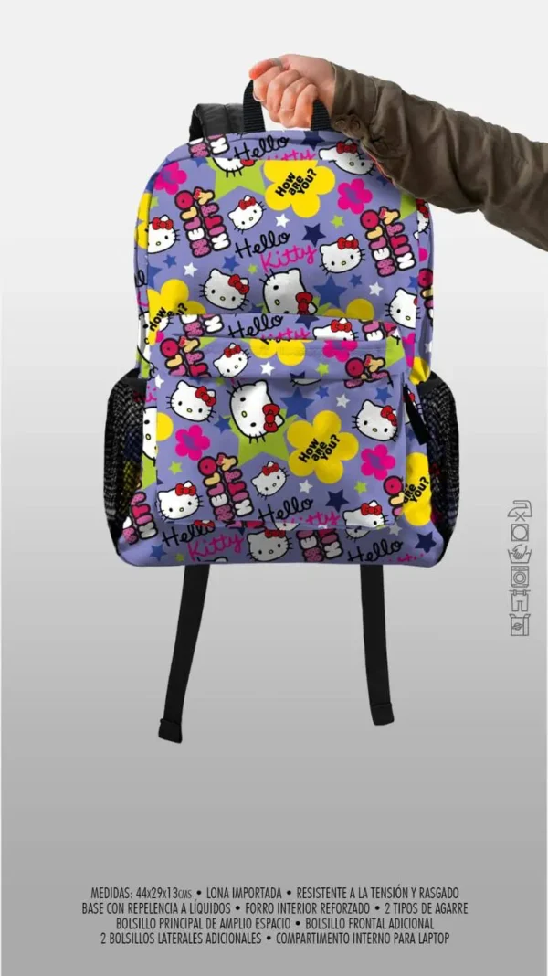 Mochila Hello Kitty Lila