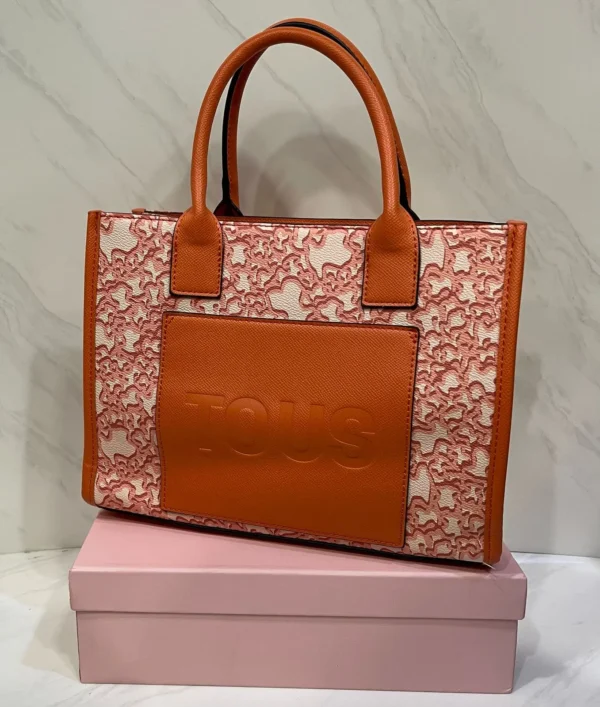 Cartera Osito Naranja