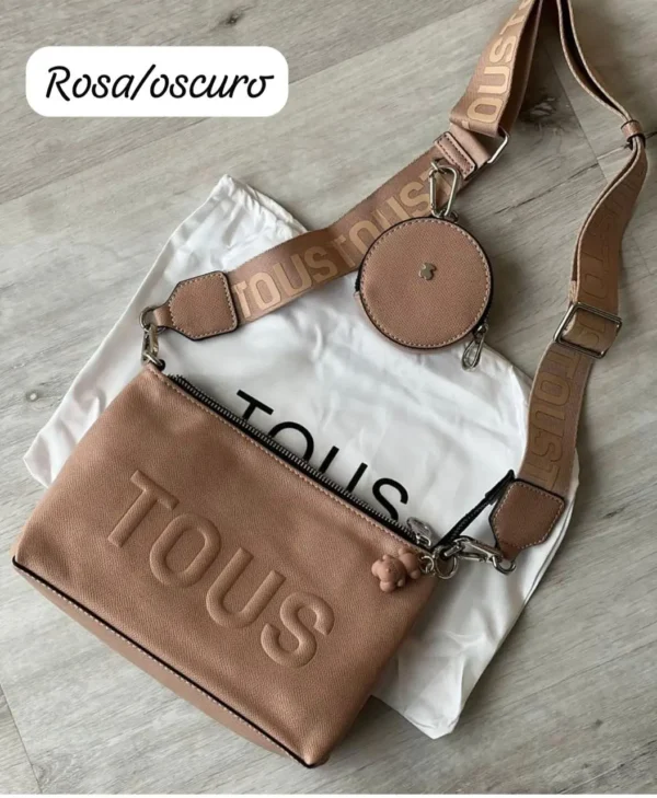 Crossbody Tou+Monedero Rose