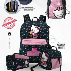Set Mochila Hello Kitty