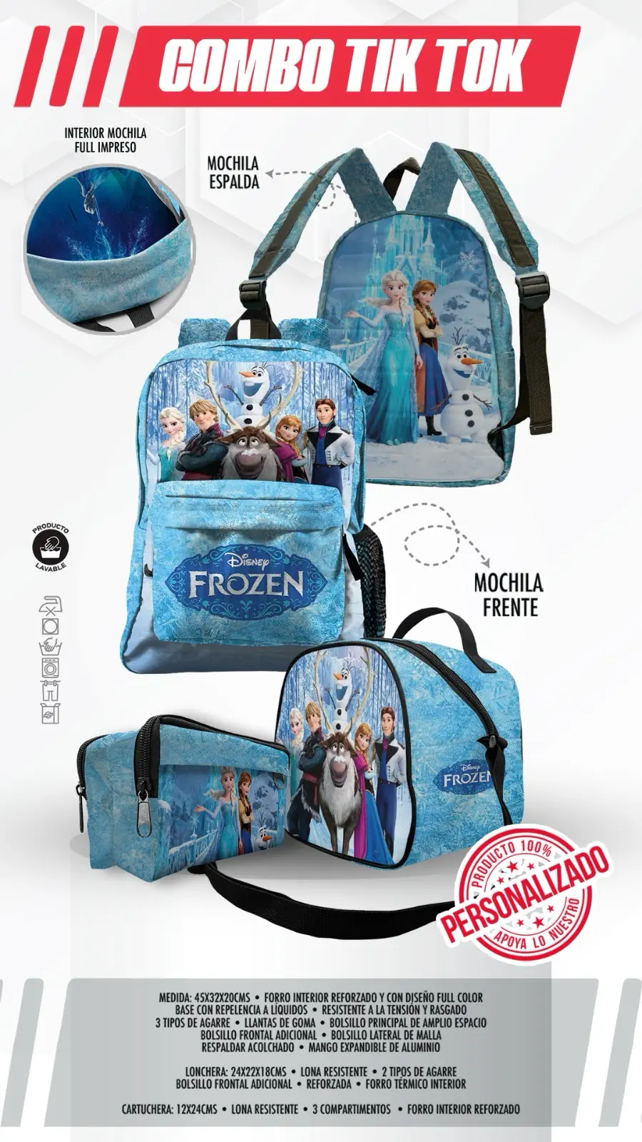 Set Mochila Frozen