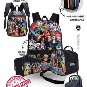 Set Mochila One PIECE