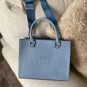 Cartera Cuadrada Co Celeste