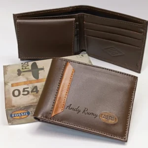 Billetera Cuero Personalizada Nombre