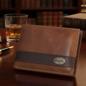 Billetera Cuero Fos Cafe I
