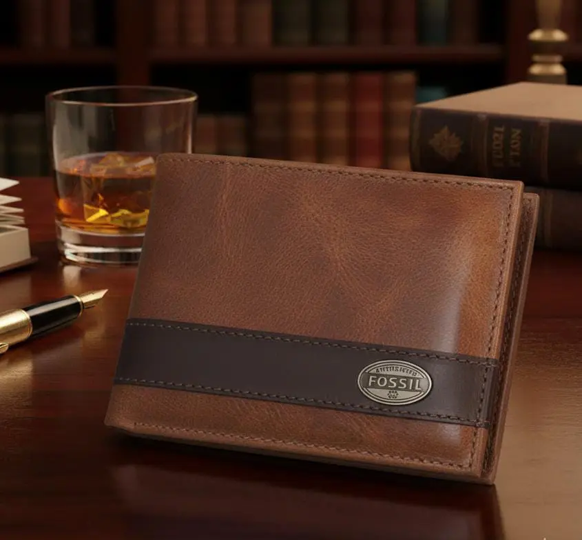 Billetera Cuero Fos Cafe I