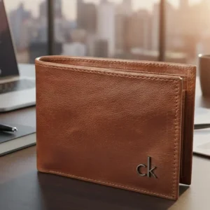 Billetera Cuero Ckn Miel