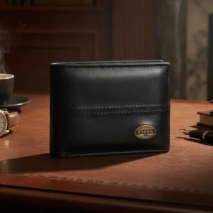Billetera Cuero Fos Negra II