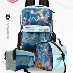 Set Mochila Princesa Cinderella