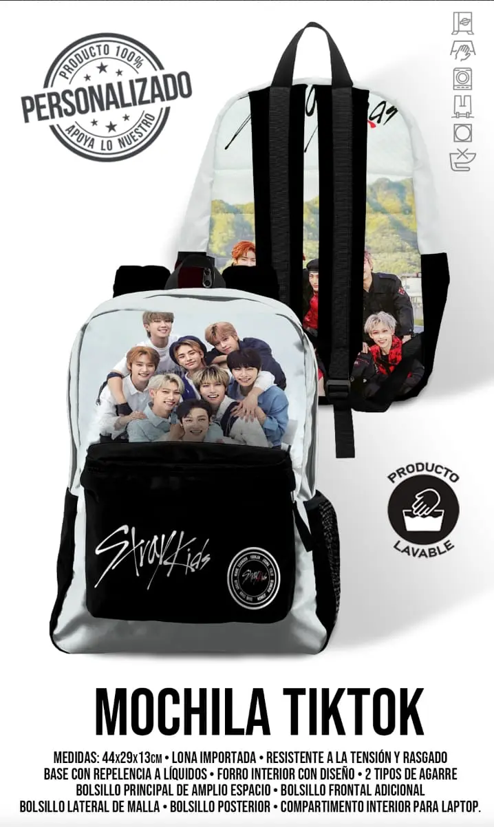 Mochila Stray Kids (K-Pop)