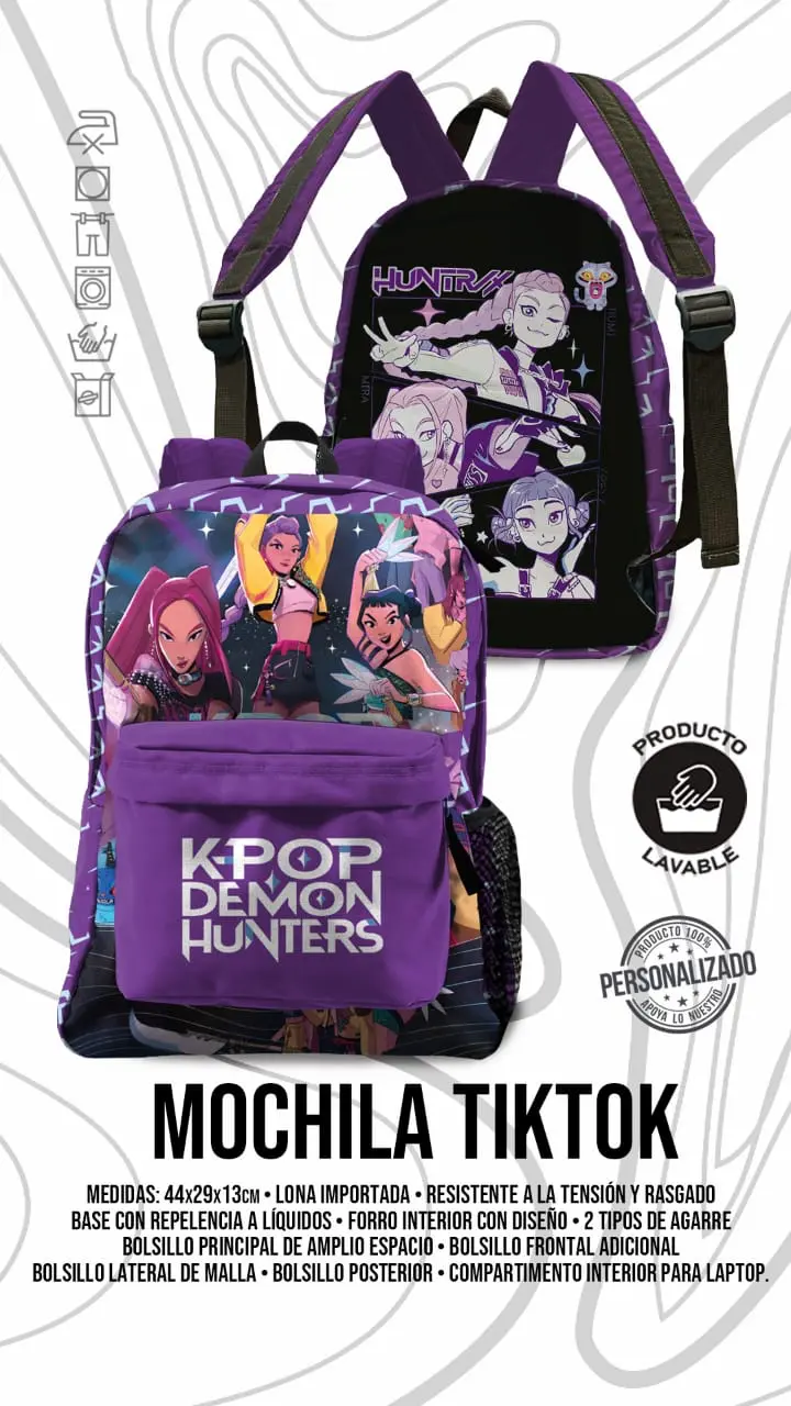 Mochila K-pop Demon Hunter