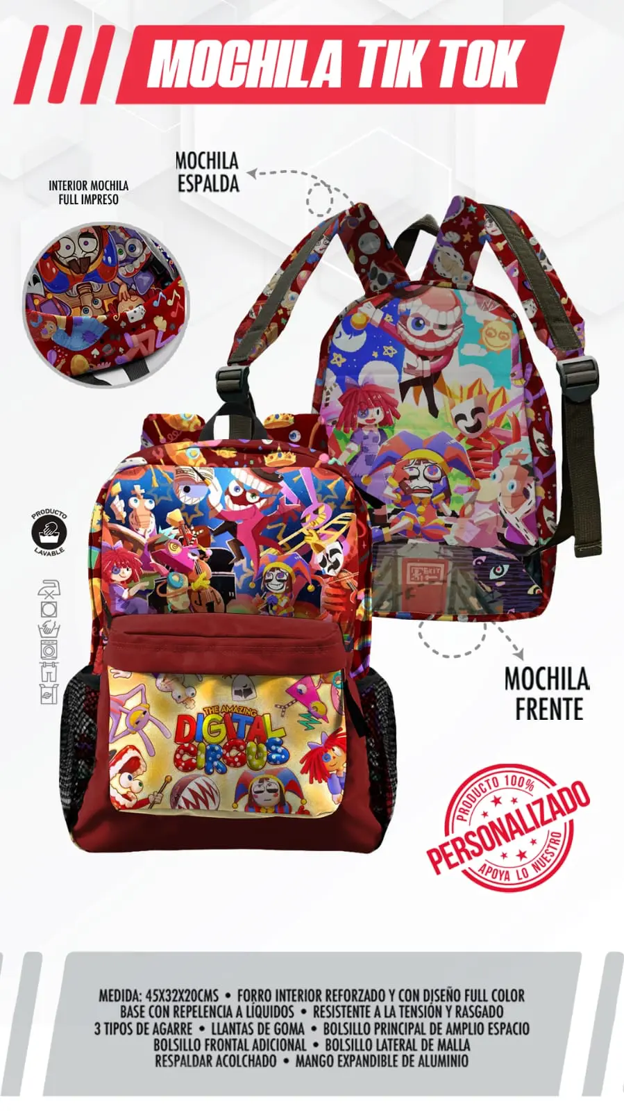 Mochila Digital Circus