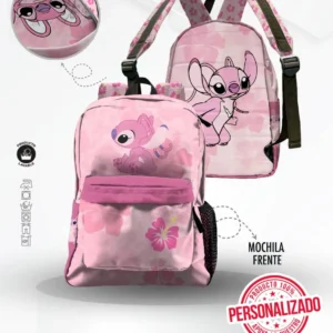 Mochila Little Stitch Pink