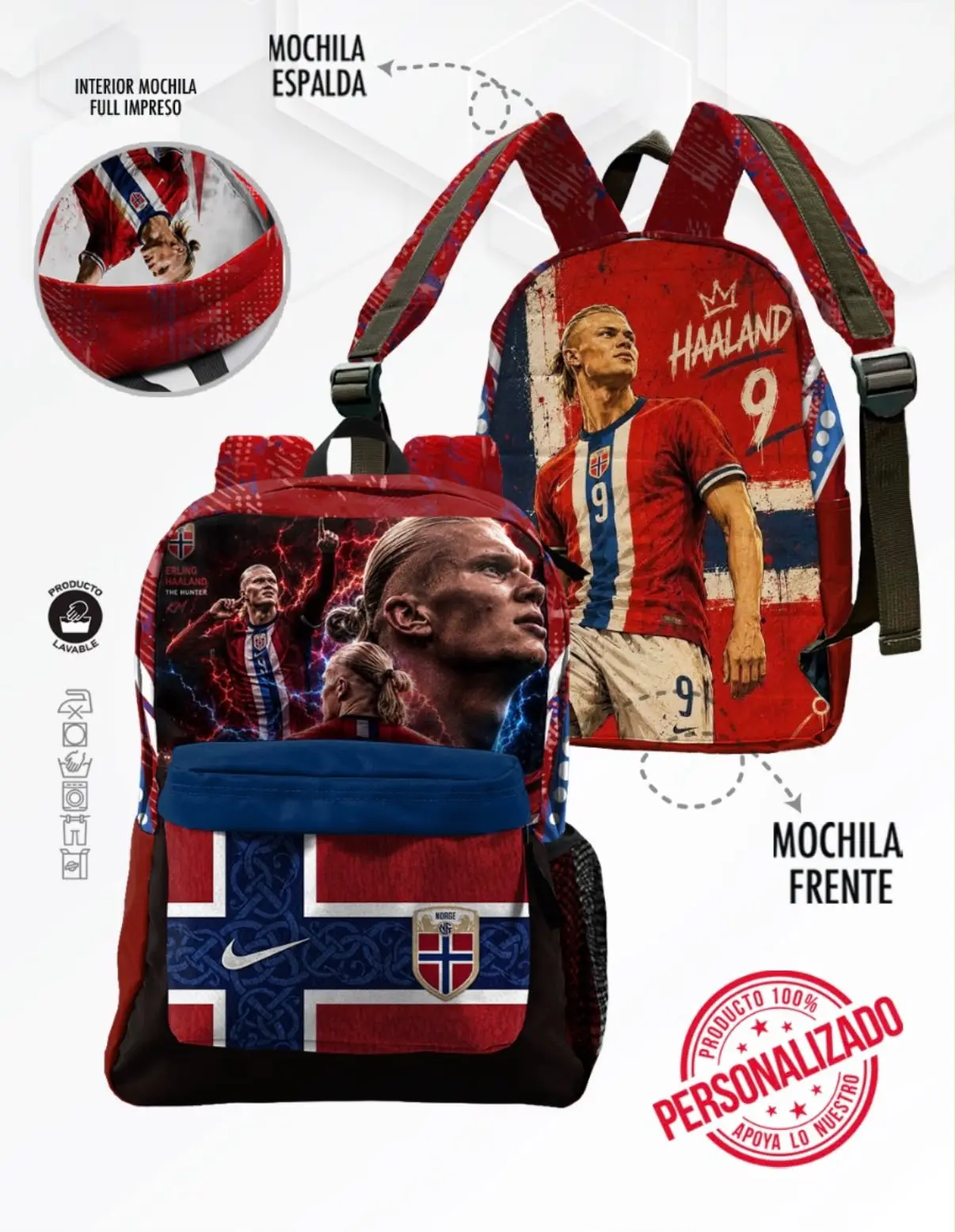 Mochila Erling Haaland