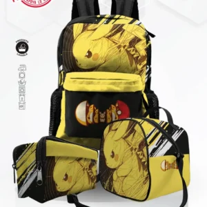 Set Mochila Pikachu Pokemon