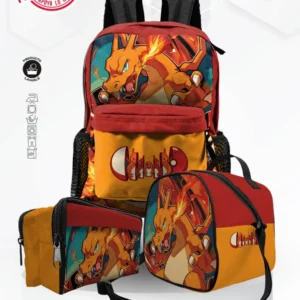 Set Mochila Charizard Pokemon