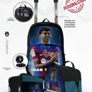 Set Mochila Escolar de Rueda Yamal
