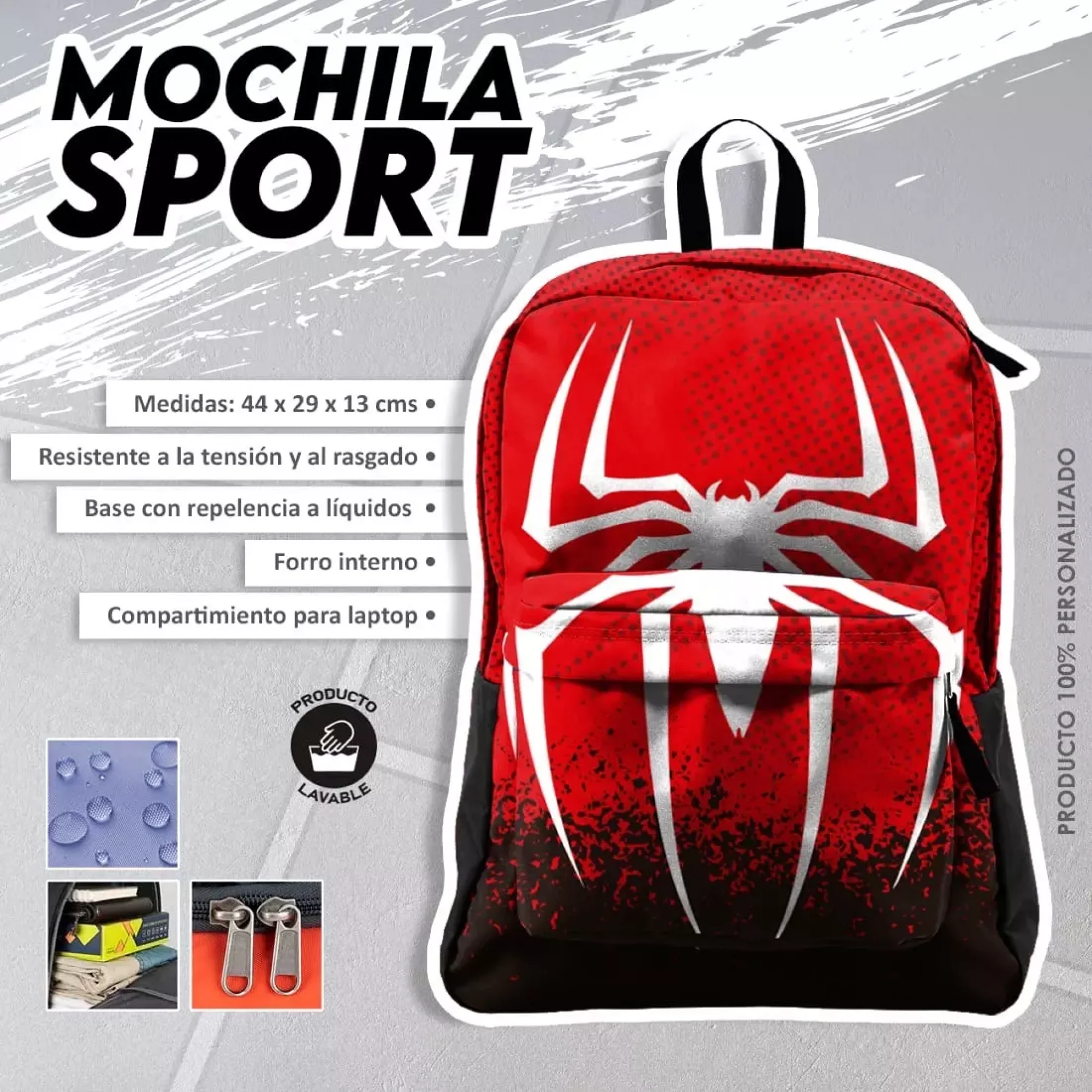 mochila-spiderman-araña